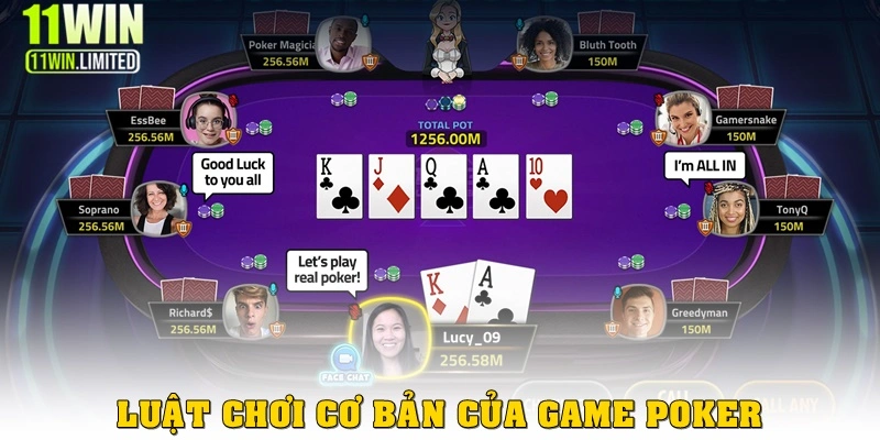 Luật chơi cơ bản của game bài Poker là gì?